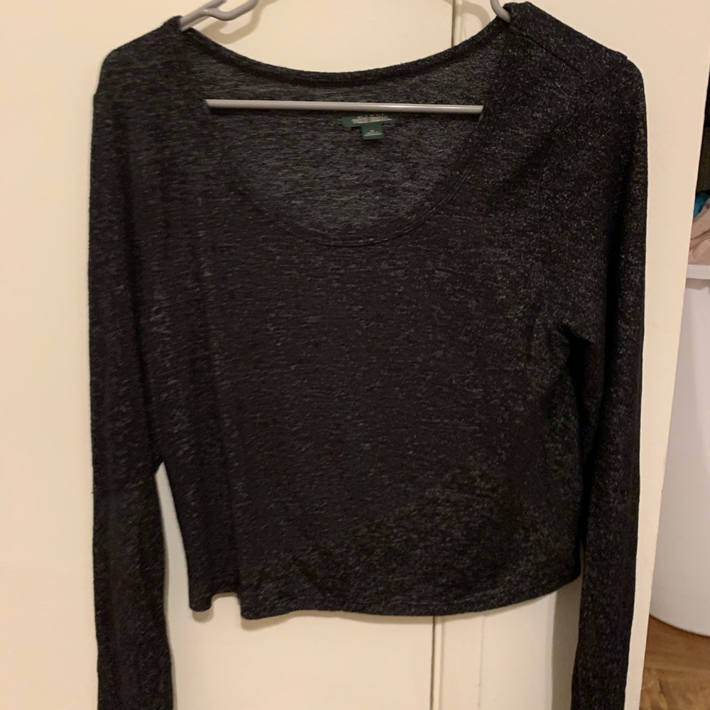 Long Sleeve Cropped Top